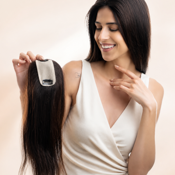 Scalp Topper Hair Extensions For Women | Natural Look Hair Volume & Coverage