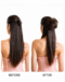 Messy Bun Scrunchie Hair Extension | Natural Looking Instant Bun - Image 2